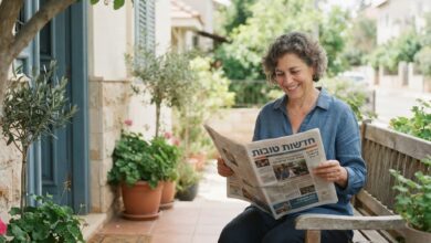 חזית בית מודרנית עם שילוב חומרים וגינה מטופחת בכניסה